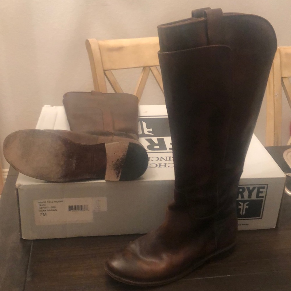 Frye leather boots